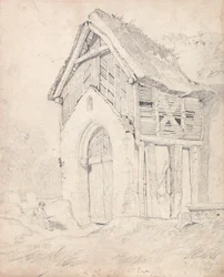 Porch and Belfry of Thurgarton Church, Norfolk